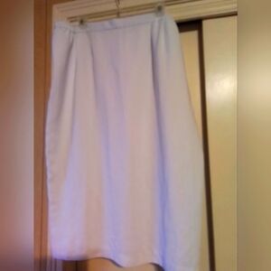 Women's Plus Size White Skirt